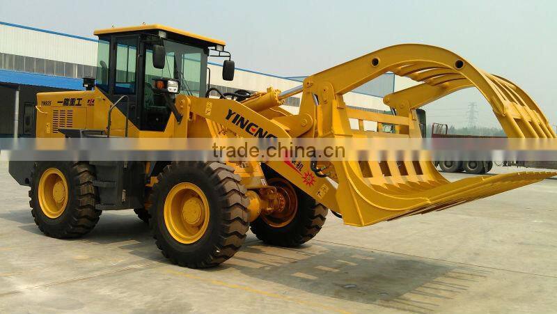 mini loader with grass grab/clamp