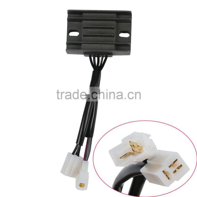 New Black Motorcycle DC 12V Voltage Regulator Rectifier For AN125 5 wires
