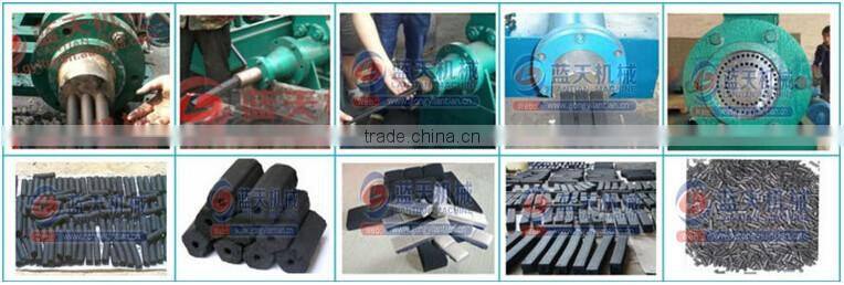 30 years Durable Silver Charcoal Bar Making Machine | Coal Rods Extruding Machine