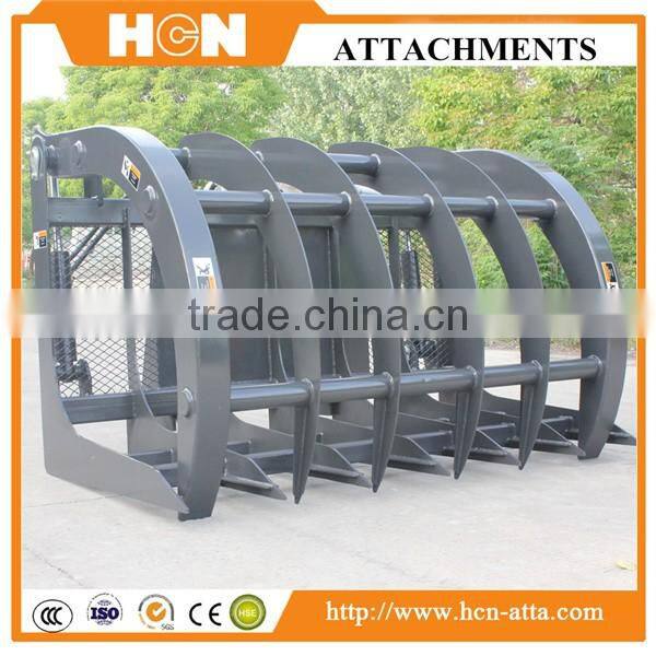 HCN brand BM08 series hydraulic root grapple for loaders