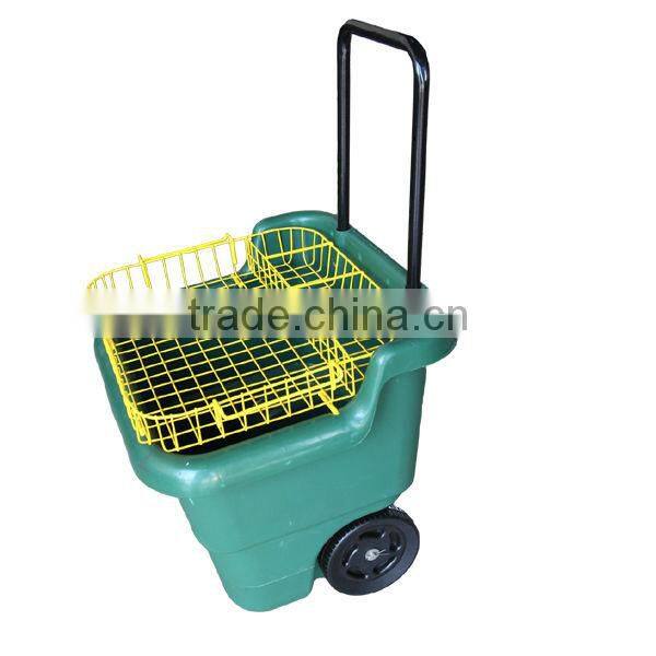 TC2038A -----2 wheel Poly Rolling Lawn Cart,Garden tool cart