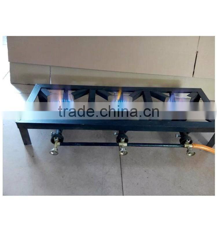 gas stove 3 burner portable cast iron gas stove