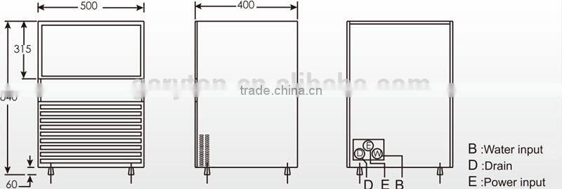 GRT - LB55/80S Free Standing Ice Maker , Ice Machine