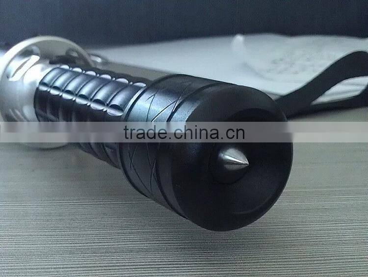 high quality led flashlight self-defense led torch flashlight zoom tactical flashlight