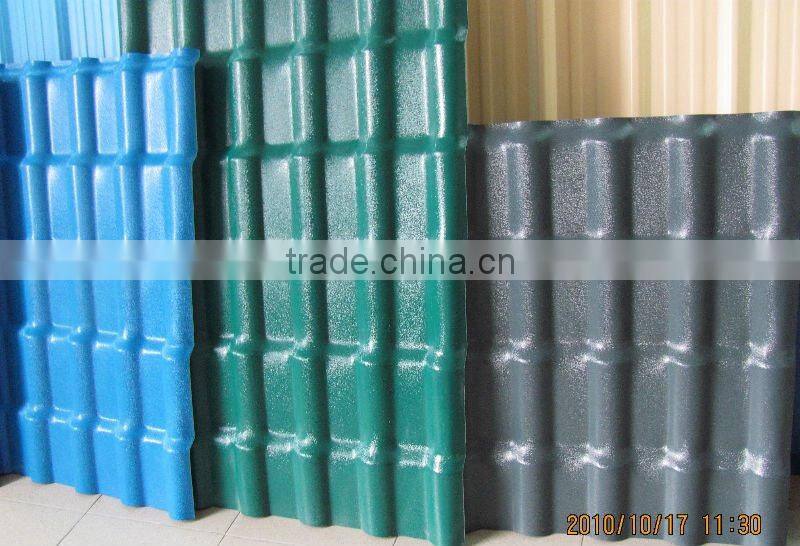 Guangzhou China PVC tiles for sale, PVC celling ties for factory construction,PVC trapezoidal sheet