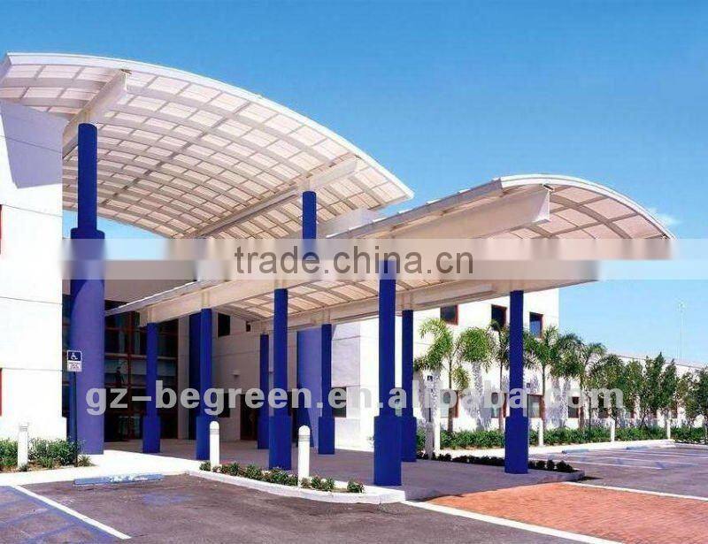 Polycarbonate milk white triple wall hollow sheet for greenhouse