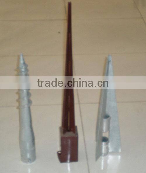 post galvanized anchor