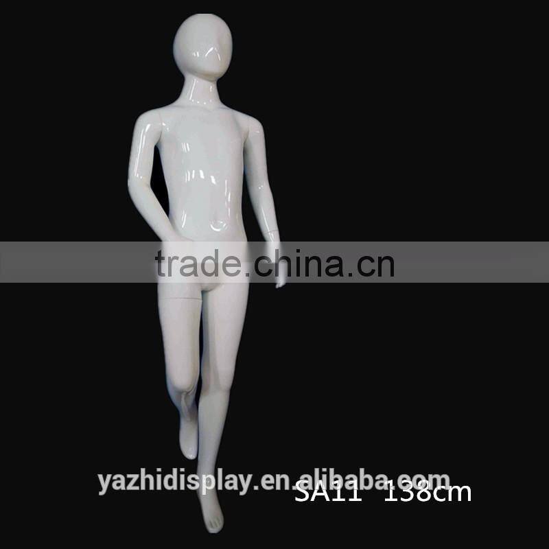 new design cute 6-8 year old child mannequin for window display