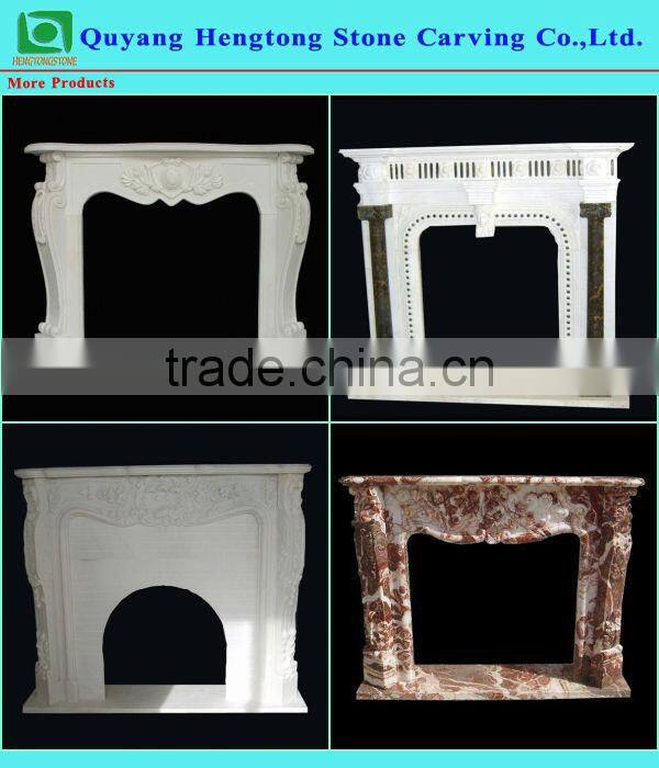 White Marble Fireplace Surround