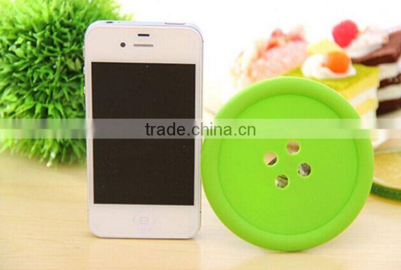 silicone fastener coaster,fastener cup coaster for home