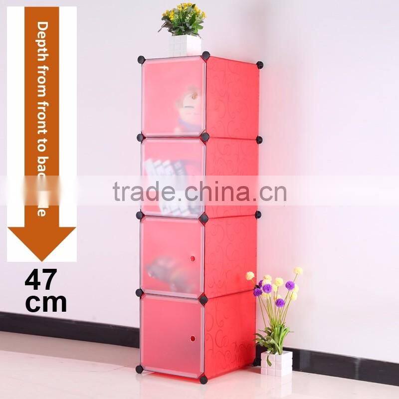 VIVINATURE DIY Large Clothes Closet Wardrobe Cabinet Cloth Shoes Storage Organizer 4-Layers 16-Drawer