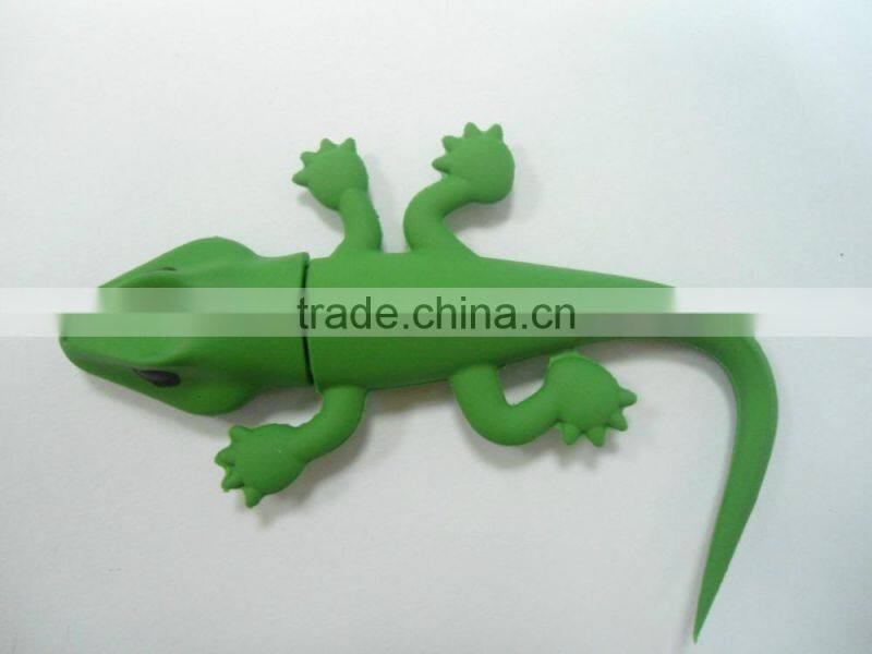 Lizards U disk shell gecko U disk shell Creative animal cartoon USB shell