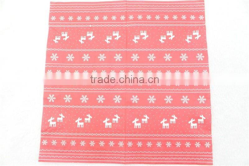 Christmas Festival Printing Paper Dinner Napkin Luxury Paper Tissue