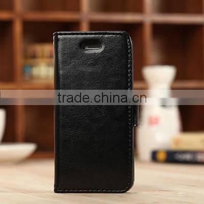 Newest creative design flip leather phone cover for iPhone 5C