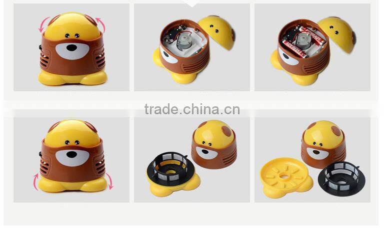 dog mini vacuum cleaner multicolor fashion design cute table mini vacuum cleaner wholesale