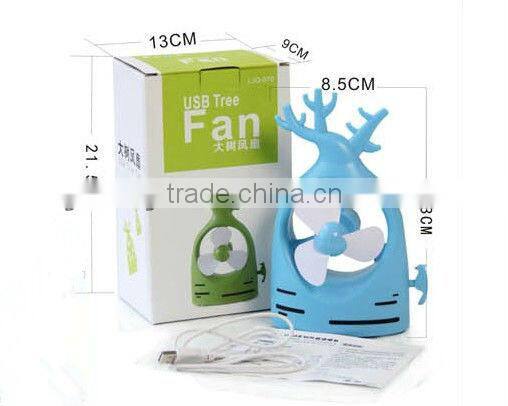 Supply fashion USB battery dual-purpose tree fan