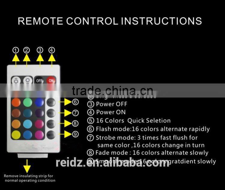 hotsales Cheap rechargeable wedding led light bases