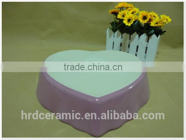 Chinese wholesale colorful heart shaped bakeware set