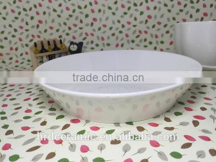 Hot sale Chinese Bulk stocked Dinner ceramic Plate