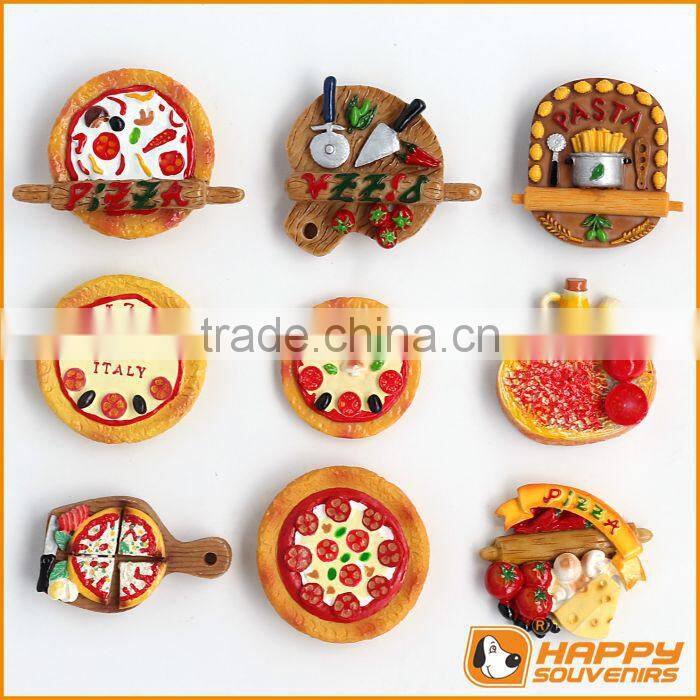 Pizza Promotional Israel Fridge Magnet for home decor, China direct factory