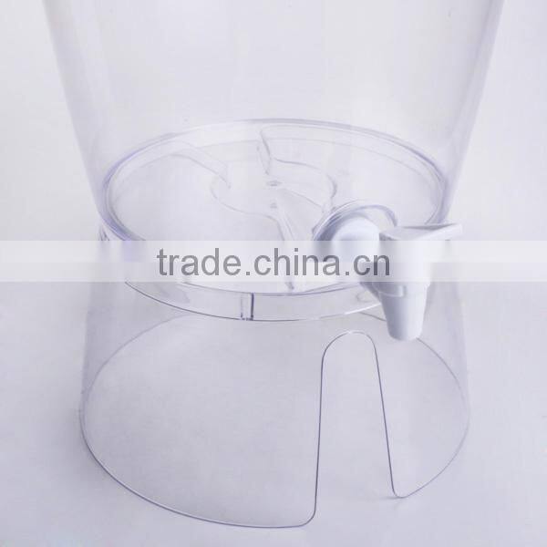 plastic transparent PC drink water/beverage/juice dispenser