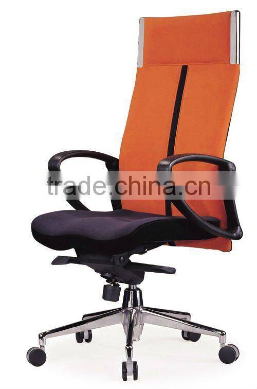 Swivel fabric middle back office chair