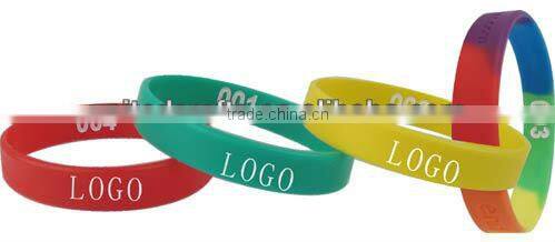 Promotional Debossed Silicone Wristband