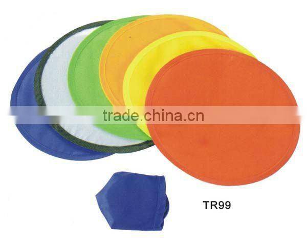 plastic round shape flying disc with logo for promotional