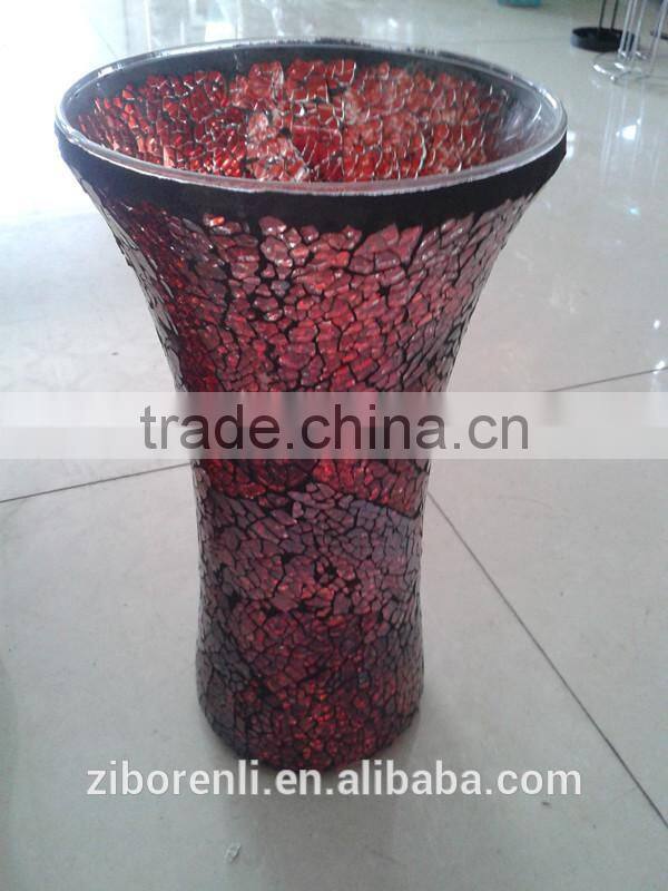 Crackle Mosaic Modern Wedding Vases Wholesale