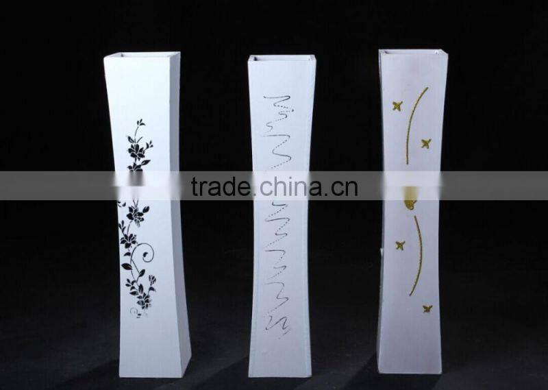 Delicate high grade solid wood single flower vase