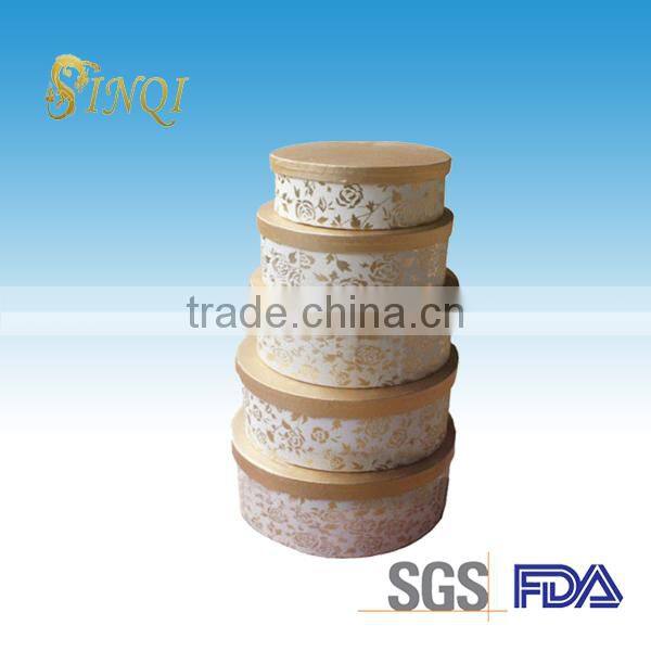 Rroud cardboard food packaging box