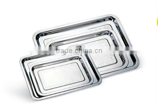 2016 Customized Stainless Steel Tray Serving Tray