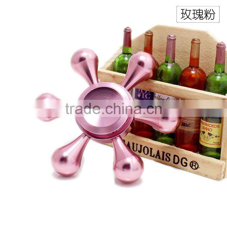 2017 Newest Products aluminum spinner fidget toy Metal hand spinner for relax
