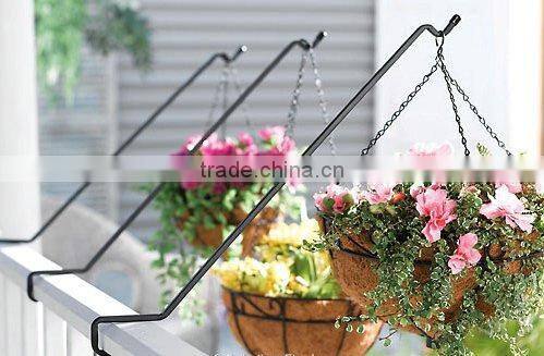 wrought iron planter
