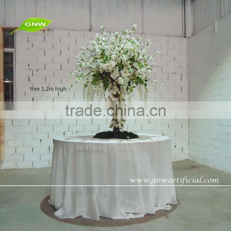 GNW FLW1512-1 artificial white flower arches for western outdoor wedding decoration