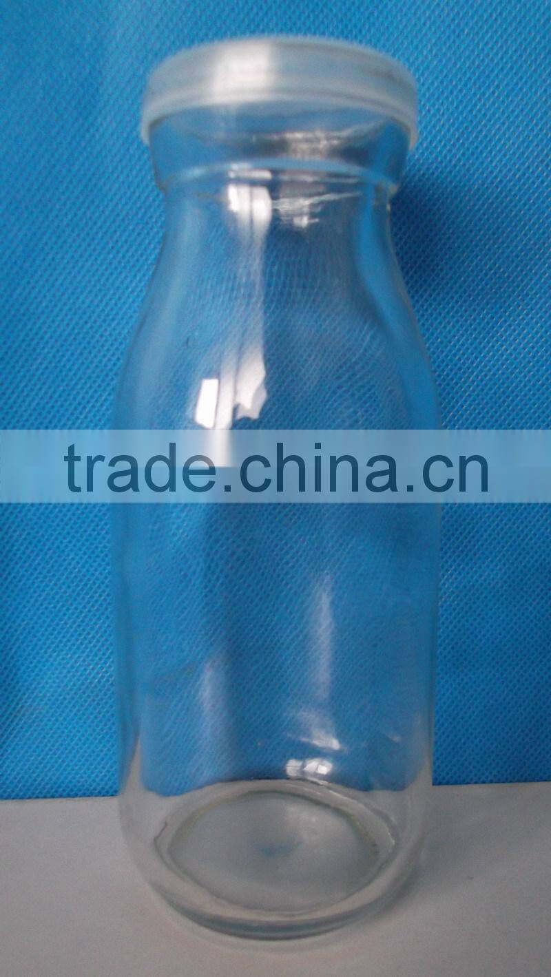 205ml high quality milk glass bottle for sale