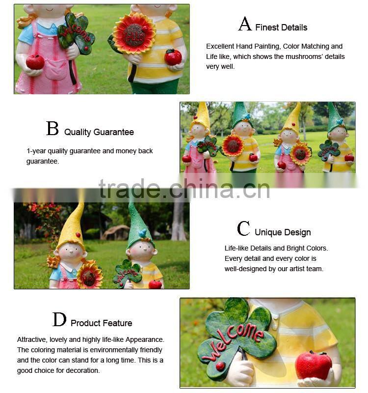 alibaba wholesale promotion resin craft fiberglass child sculpture