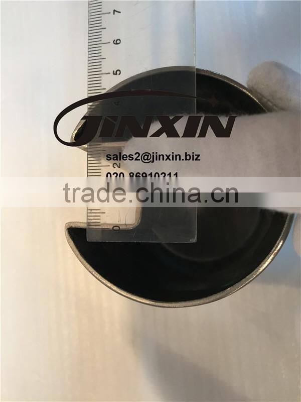 Single or double groove 304 316 decorative stainless steel slot pipe and tube(YK-9352)