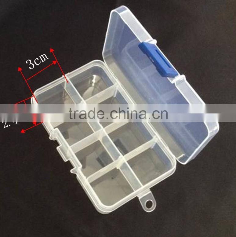 10cm Adjustable Clearly Crafts Storage Stock Case Pill Box 8 compartments
