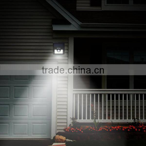 Solar PIR Sensor Lamp , 8Led Waterproof Wireless Security Solar Powered Wall Light Movement Activitive Light 3 Mode