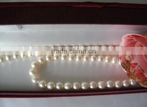 5-6 mm white freshwater pearl strand
