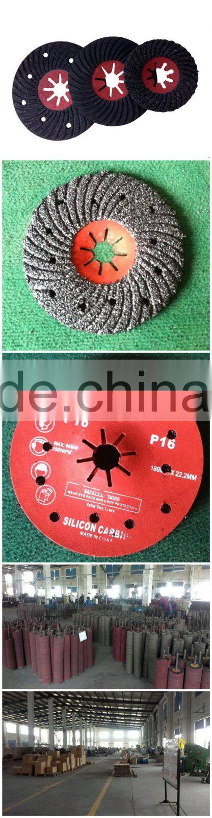 5 inch abrasive superflex fiber disc for stone