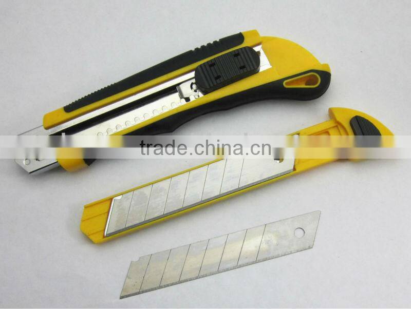 2014 office 3 blades heavy duty sliding easy cutting retractable utility knife