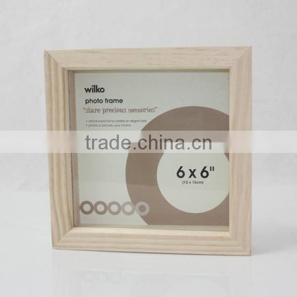 2016 funny wooden frame, wholesle cheap wooden frame W09A016