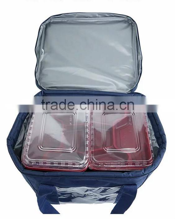 Durable 600D polyester handle picnic bag