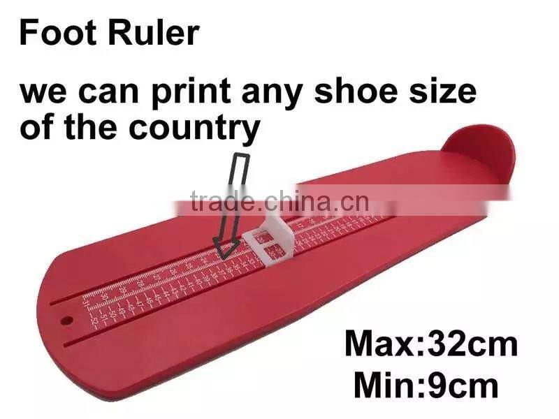 2016 wholesale customized brand foot measure foot guage