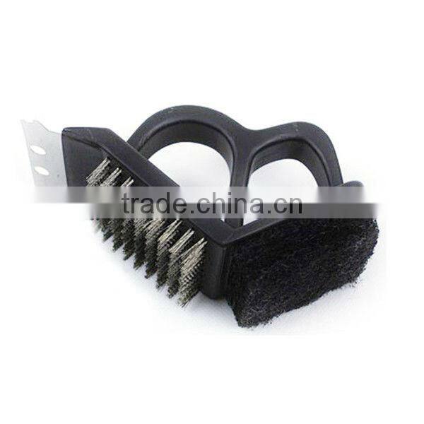 BR4381 3 in 1 bbq grill cleaning brush