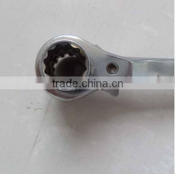 Chrome Vanadium Steel 19/21mm Podger Ratchet Spanner