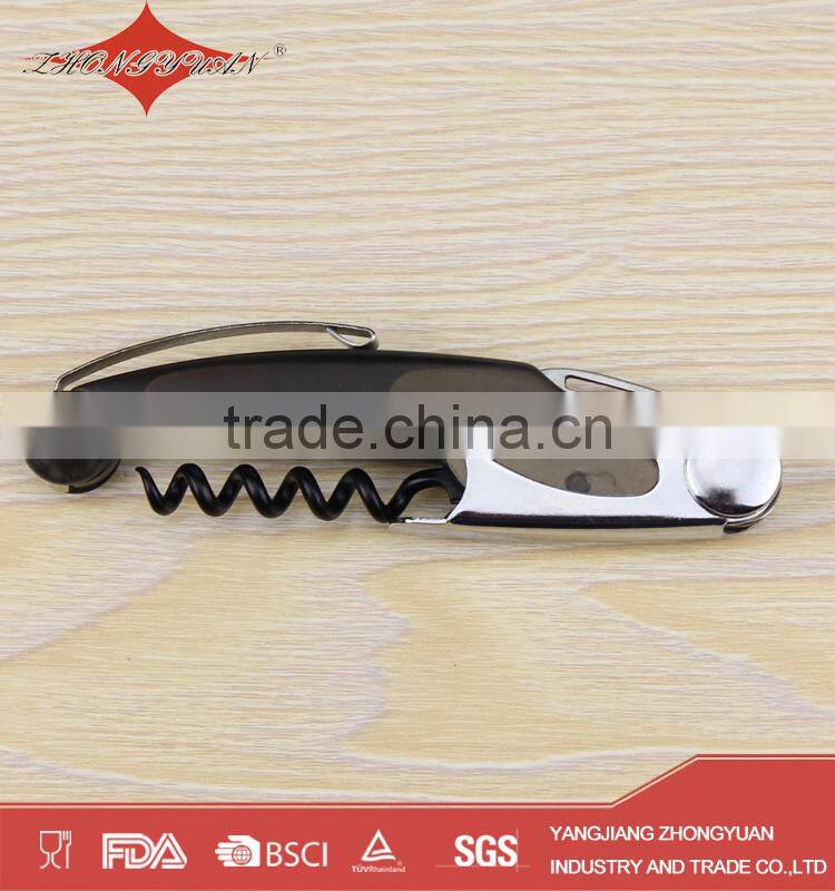 Wine accessories plastic corkscrew wine opener