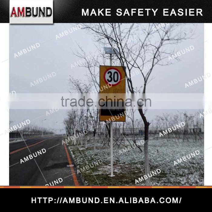 Solar Solar Power Speed Radar Sign LED Display speed limit sign warning detector Radar Speed Sign